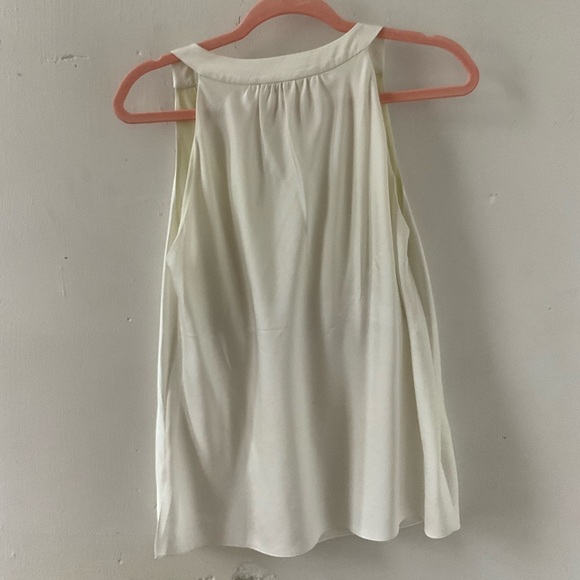Boston Proper White Sleeveless Blouse - Picture 2 of 2
